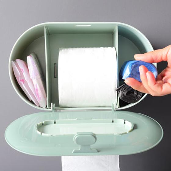Овальный диспенсер туалетной бумаги из пластика 120343 фото 5