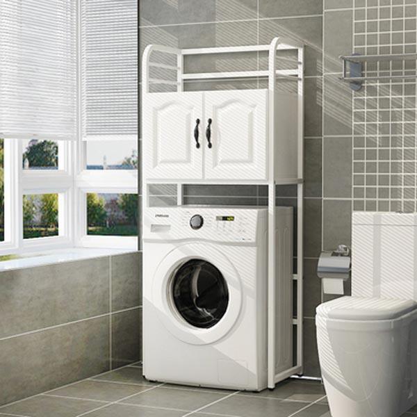Шкафчик для стиральной машины в ванной - 95 фото