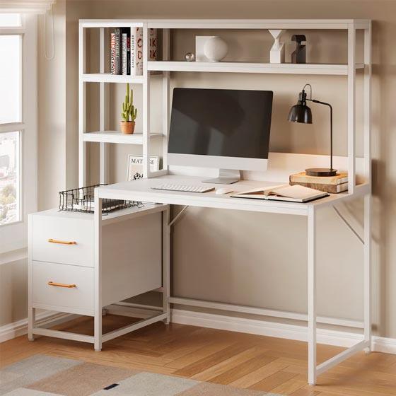 Письменный стол-стеллаж с ящиками 2502