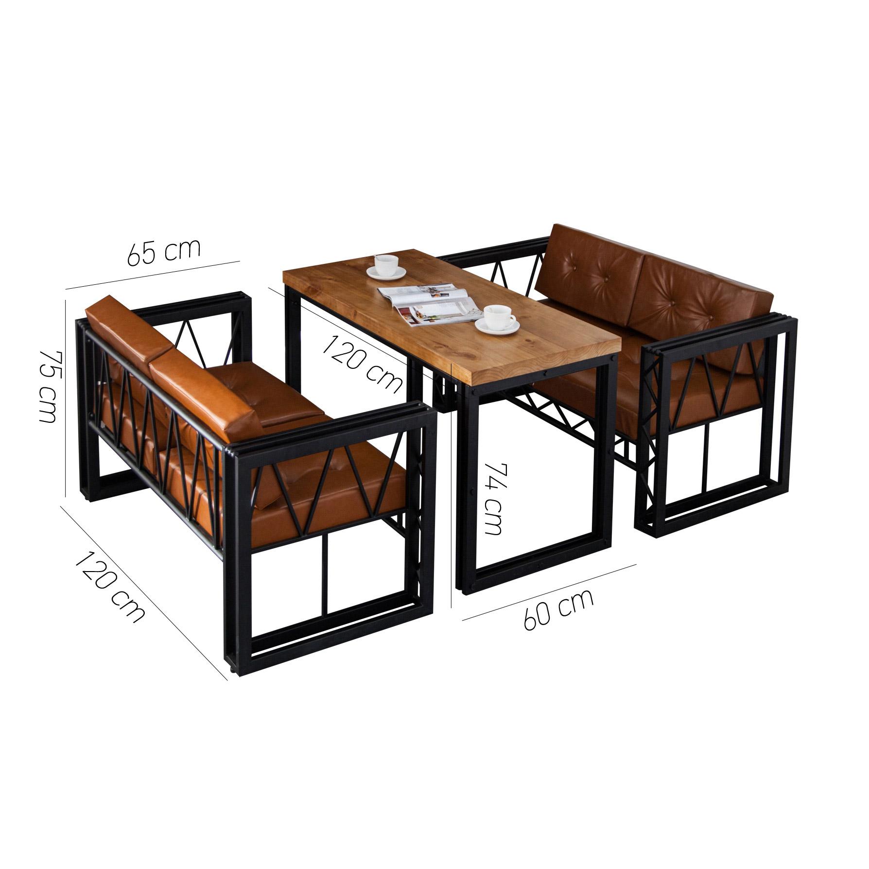 Оранжевый, стильный комплект мебели для ресторанов 61014 фото 5