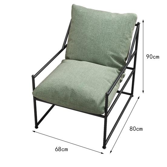 Кресло мягкое, с металлическим каркасом 61015 фото 5