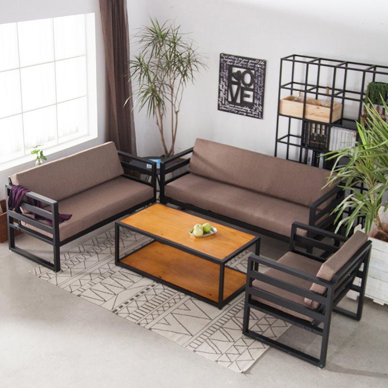 Мягкая мебель в коричневом цвете, с металлическим корпусом 61021 фото 2